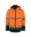 Dassy Malaga Softshelljas met afneembare capuchon in Hi-vis kleuren