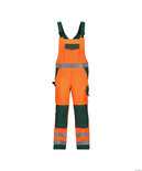 Dassy Toulouse bretelbroek met kniezakken fluor kleur