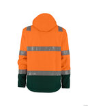 Dassy Malaga Softshelljas met afneembare capuchon in Hi-vis kleuren